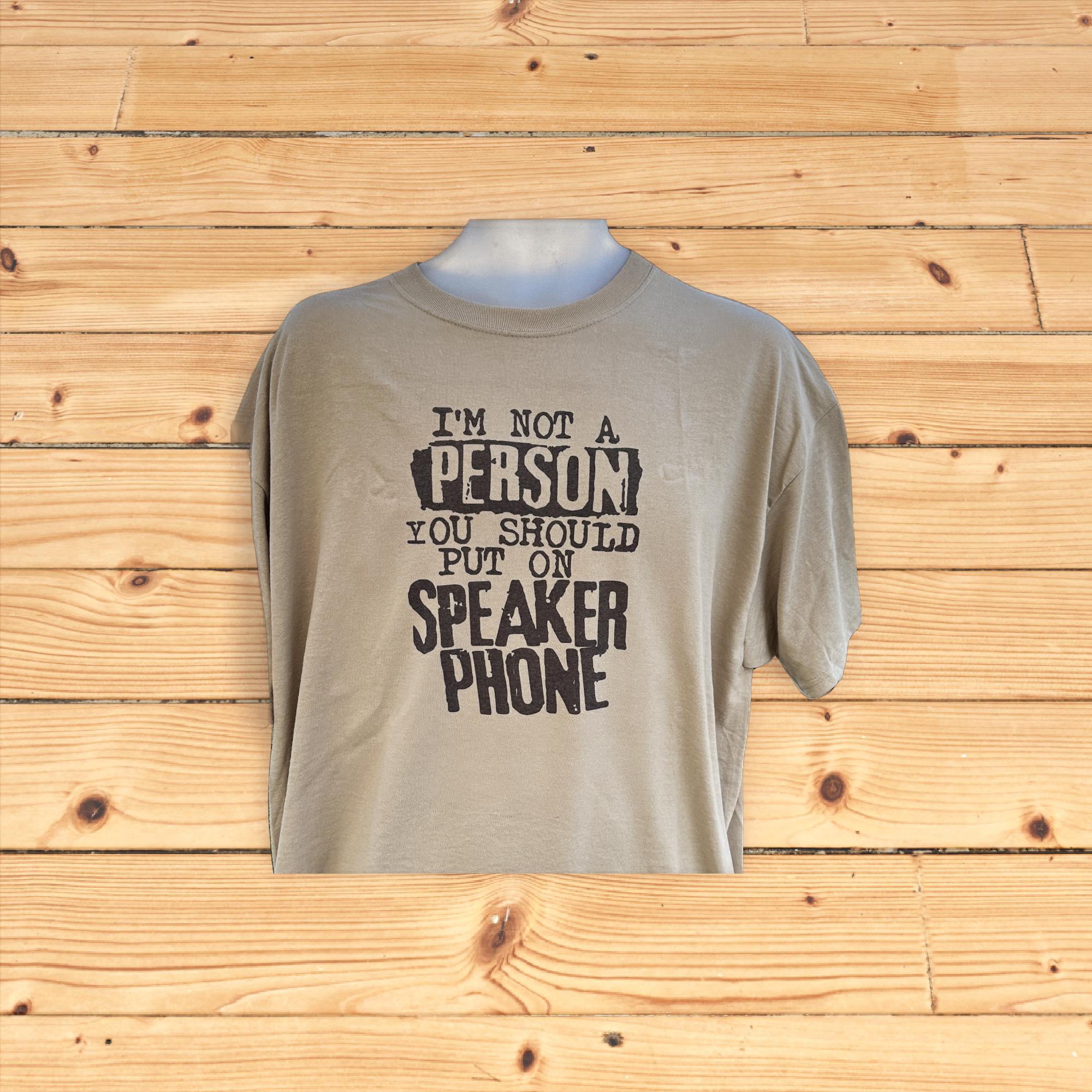 Speaker phone shirt