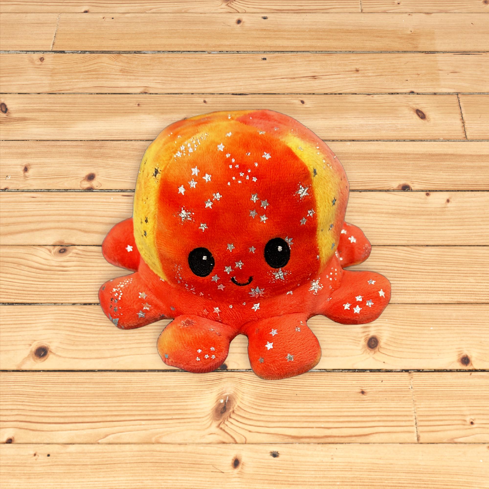 Small reversible octopus with stars