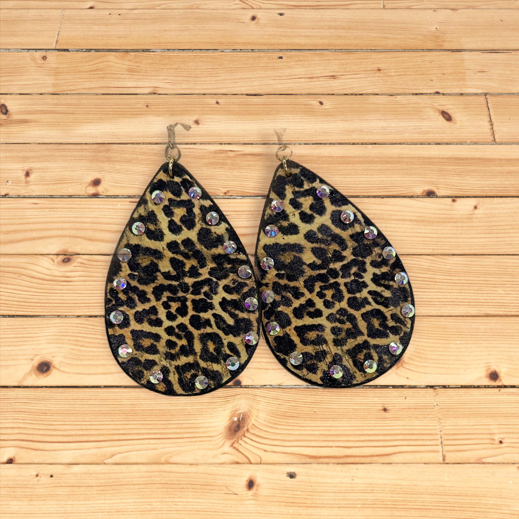 Leopard earrings