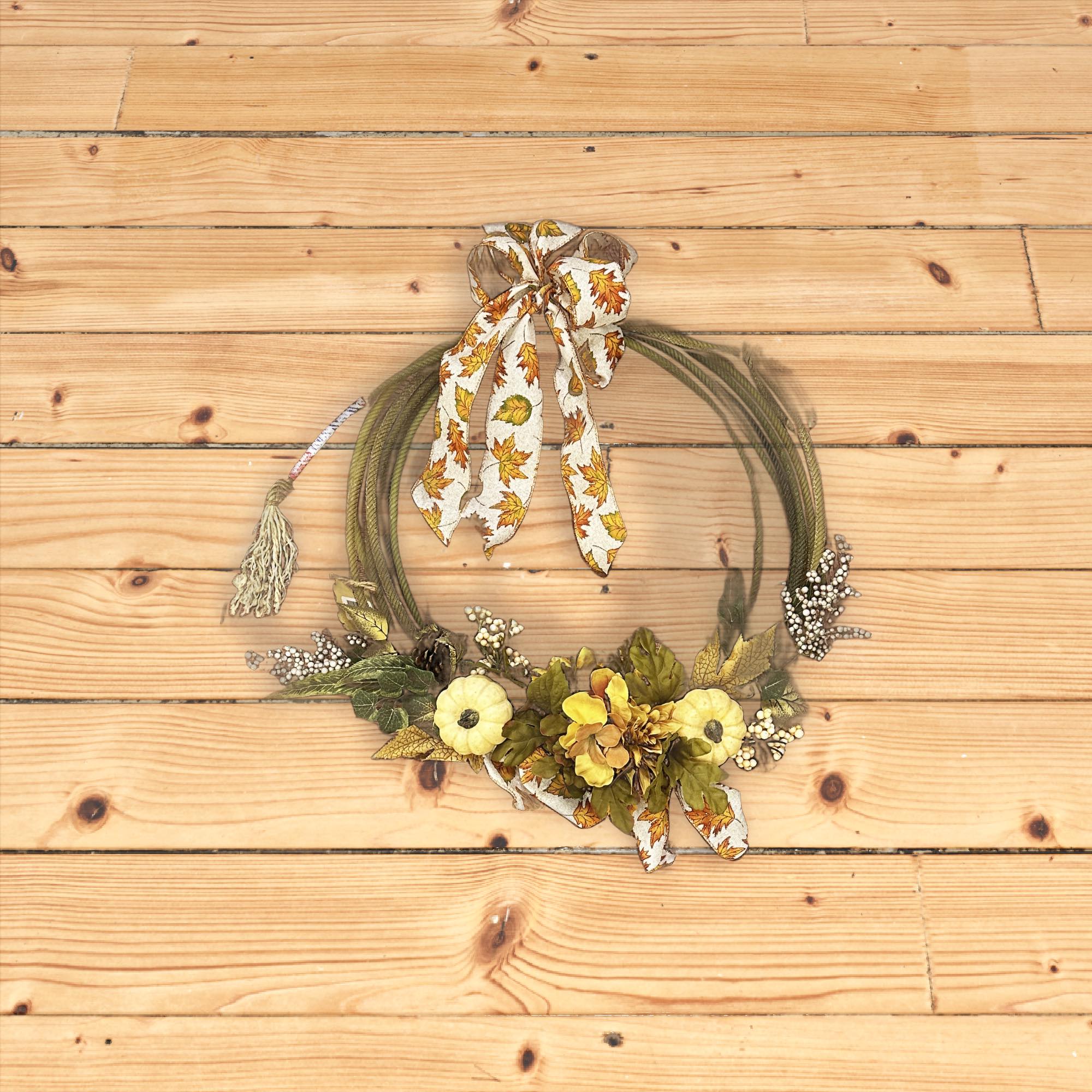 Fall Pumpkin Wreath