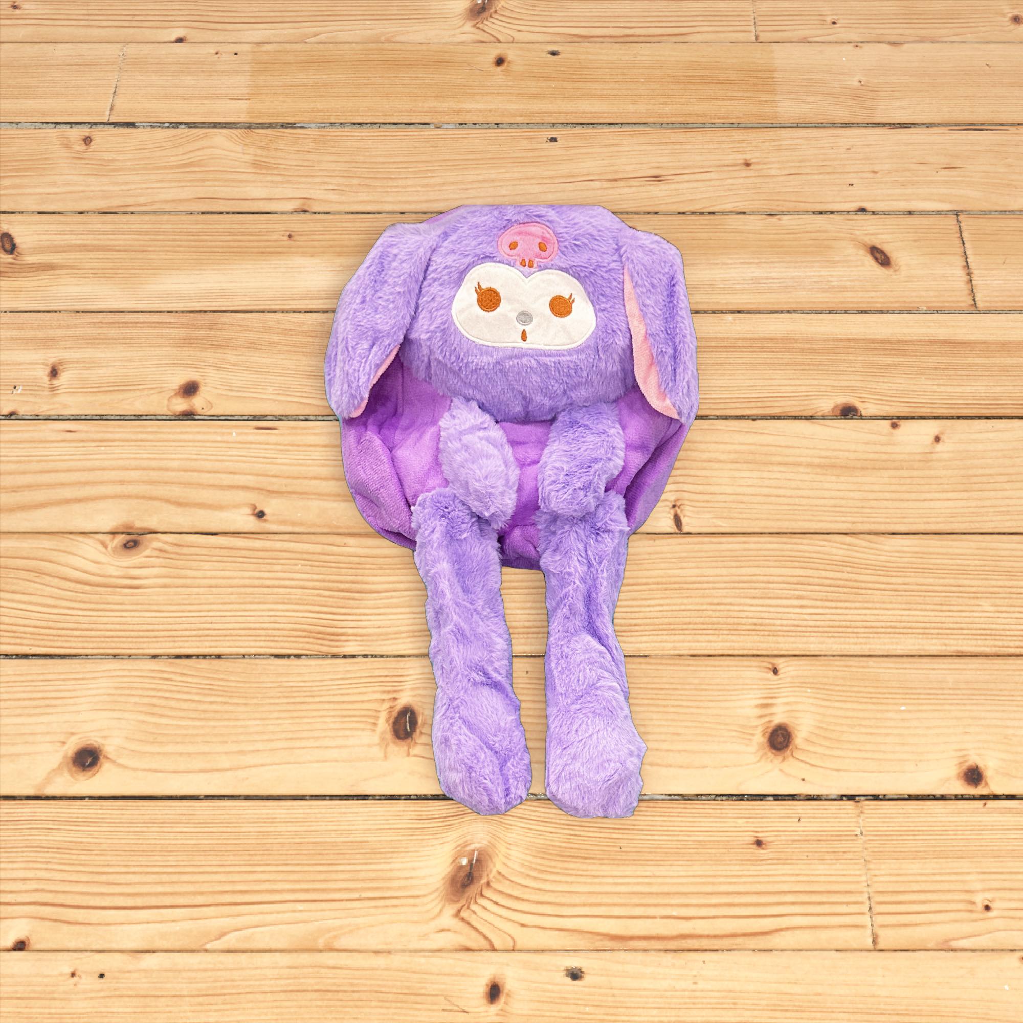 Purple bunny backpack