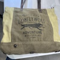 Canvas tote style purse