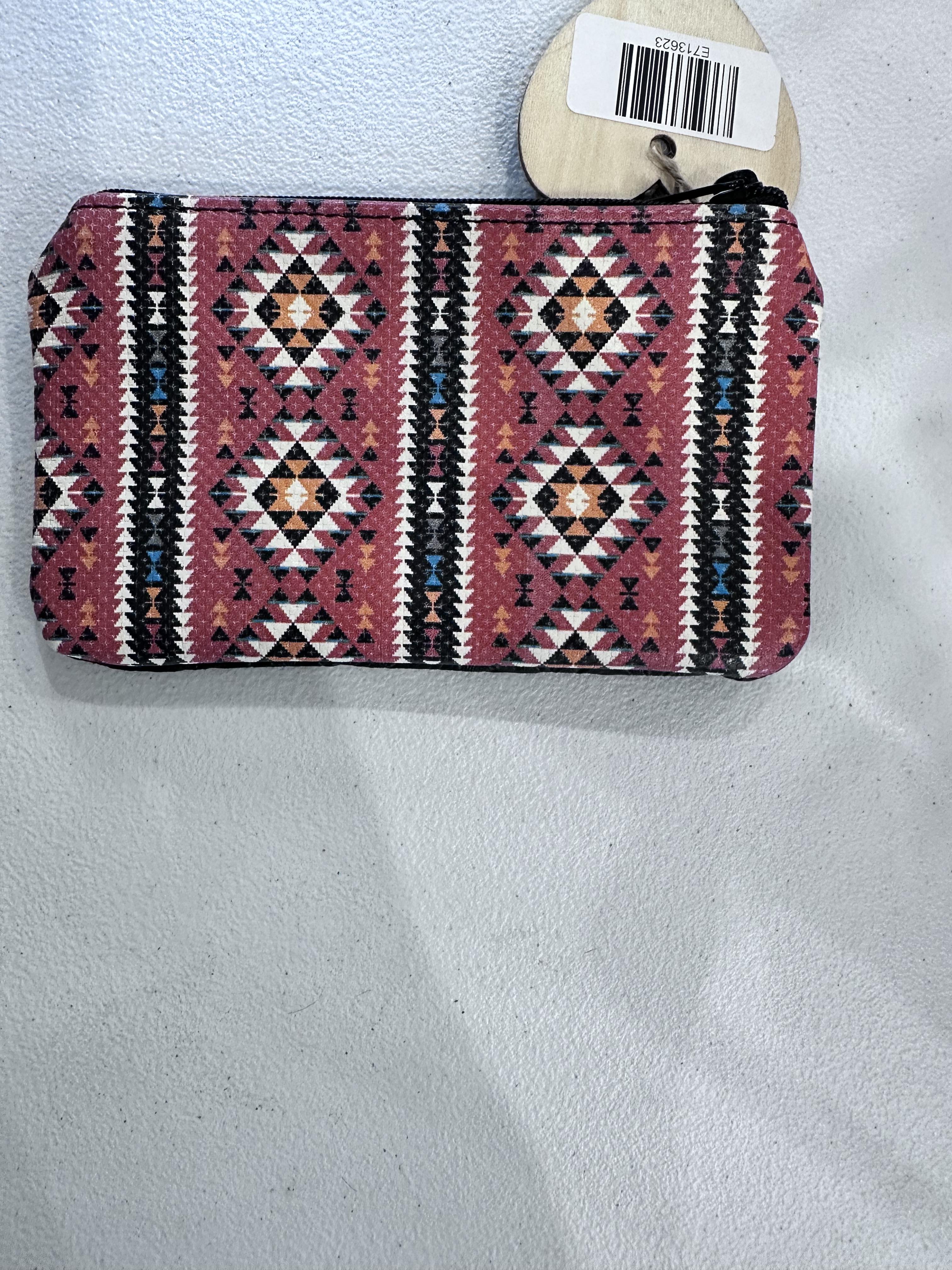 native print coin purse