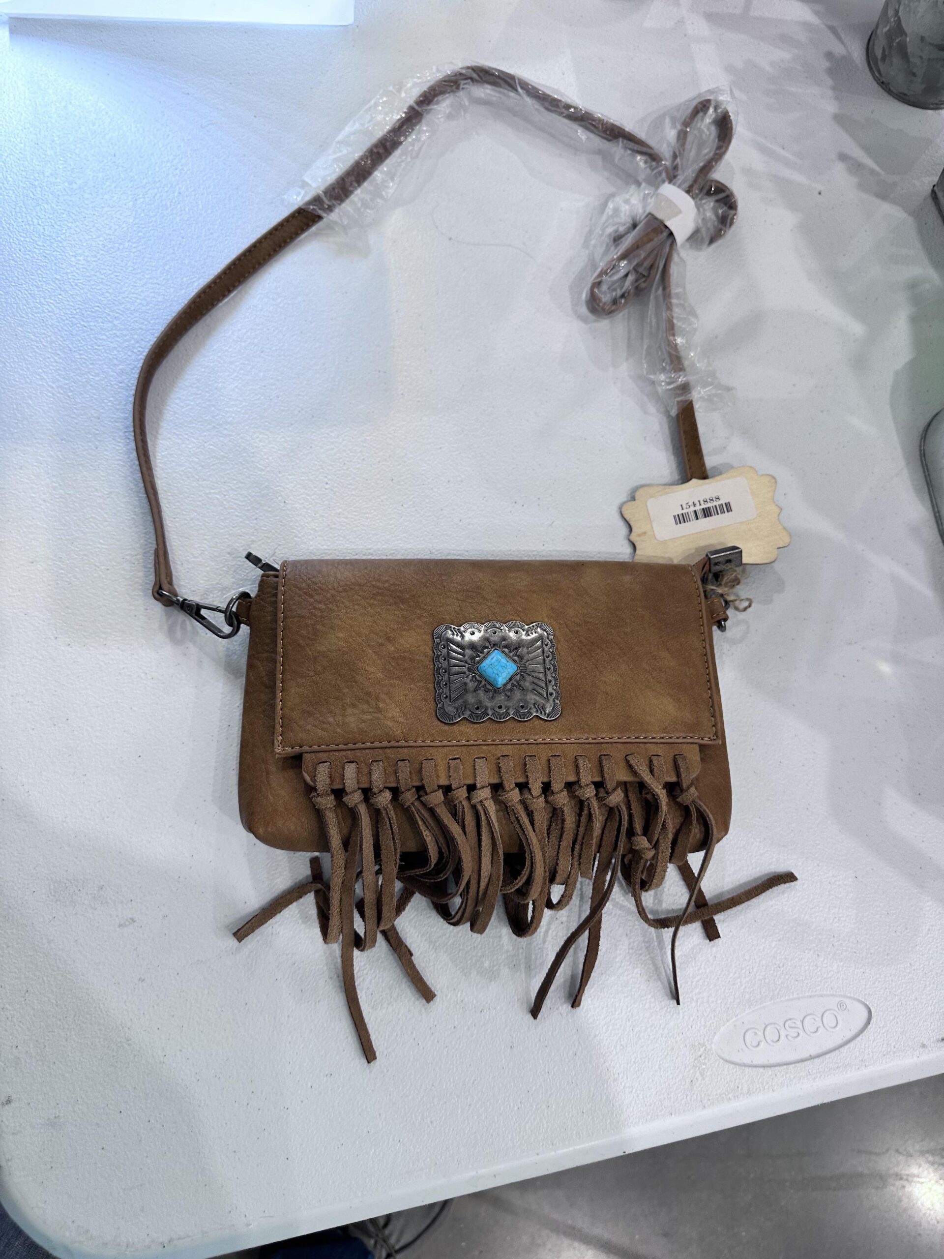 Wrangler leather crossbody