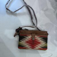 colorful native print crossbody**