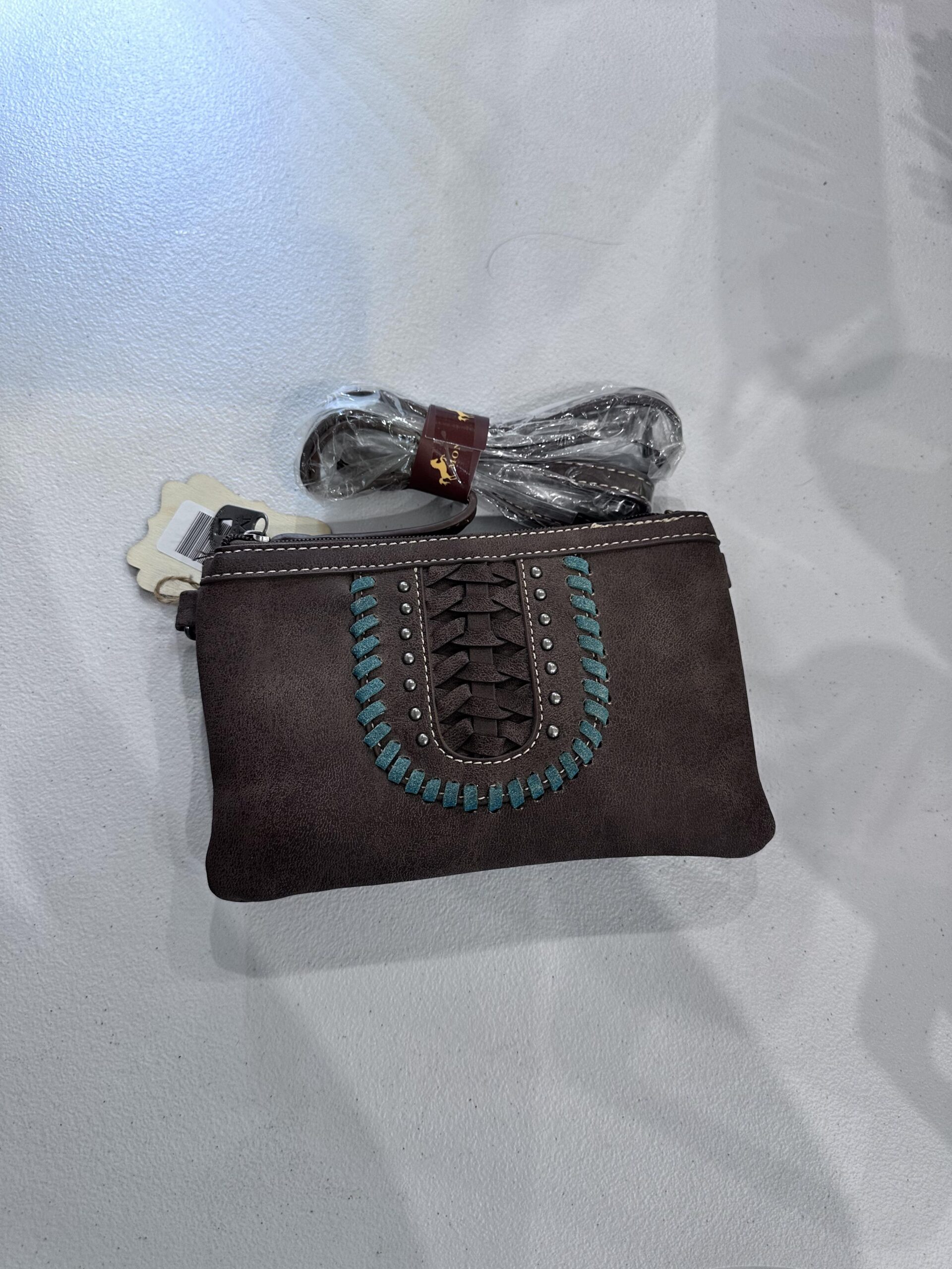 Small Montana West leather crossbody purse