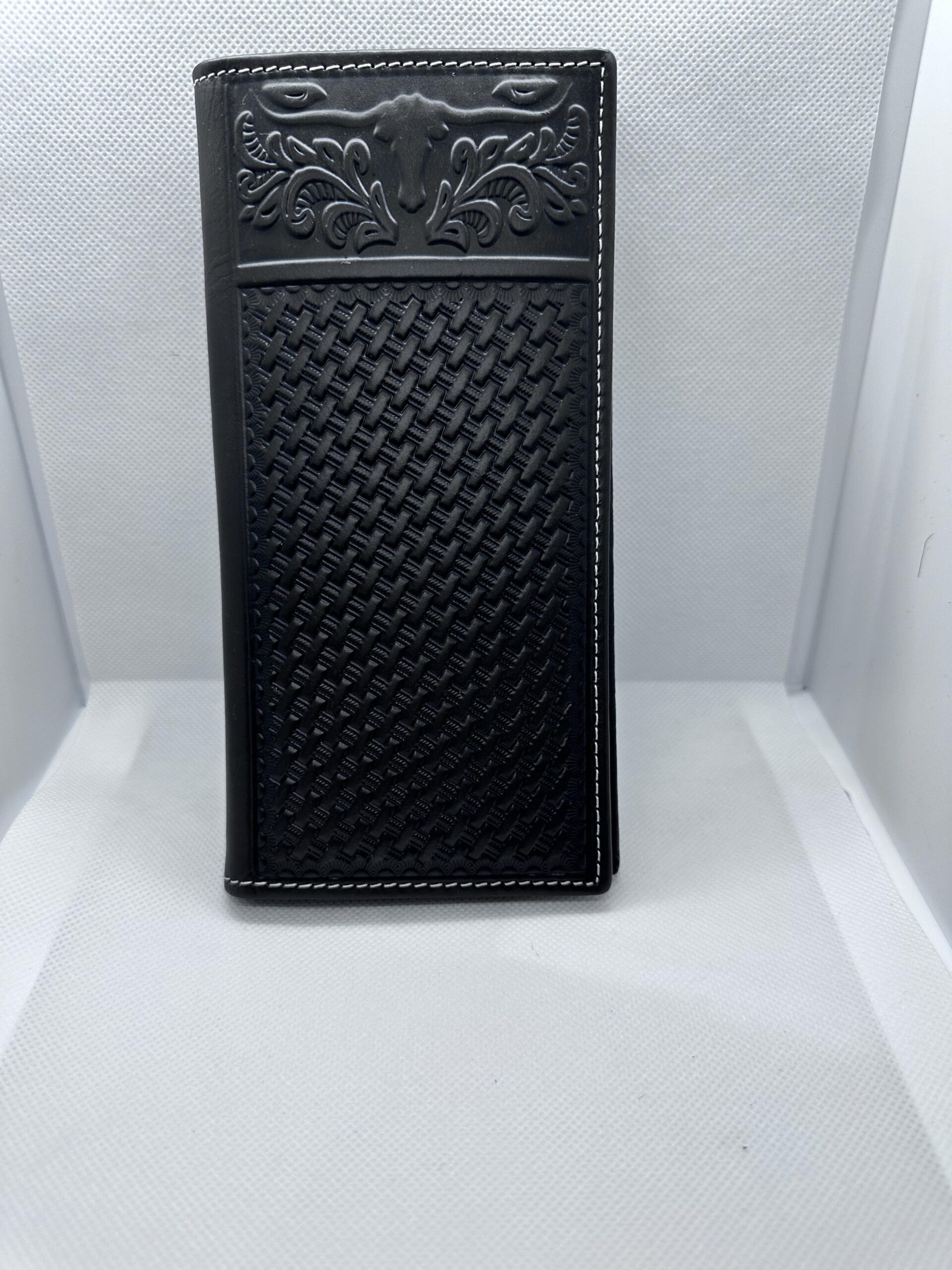 Mens longhorn leather wallet 🤠