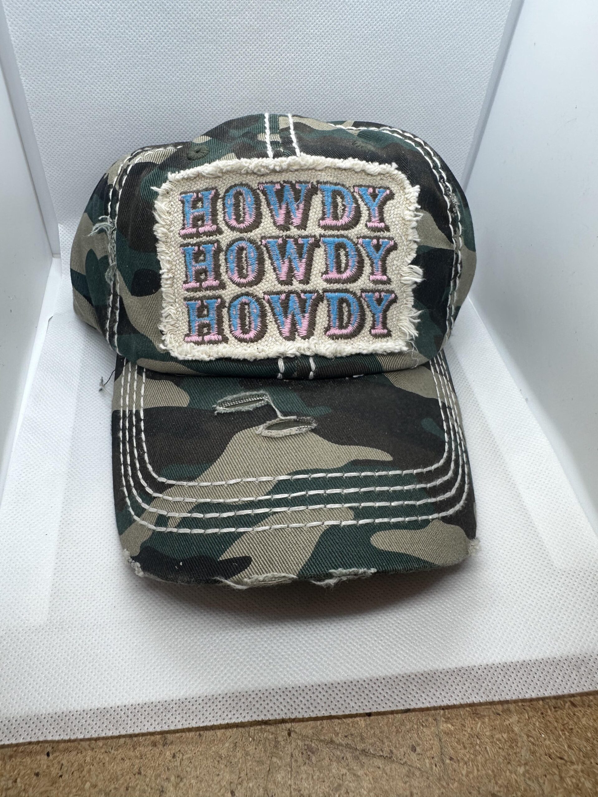 camoflauge howdy hat