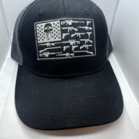 American flag/gun hat