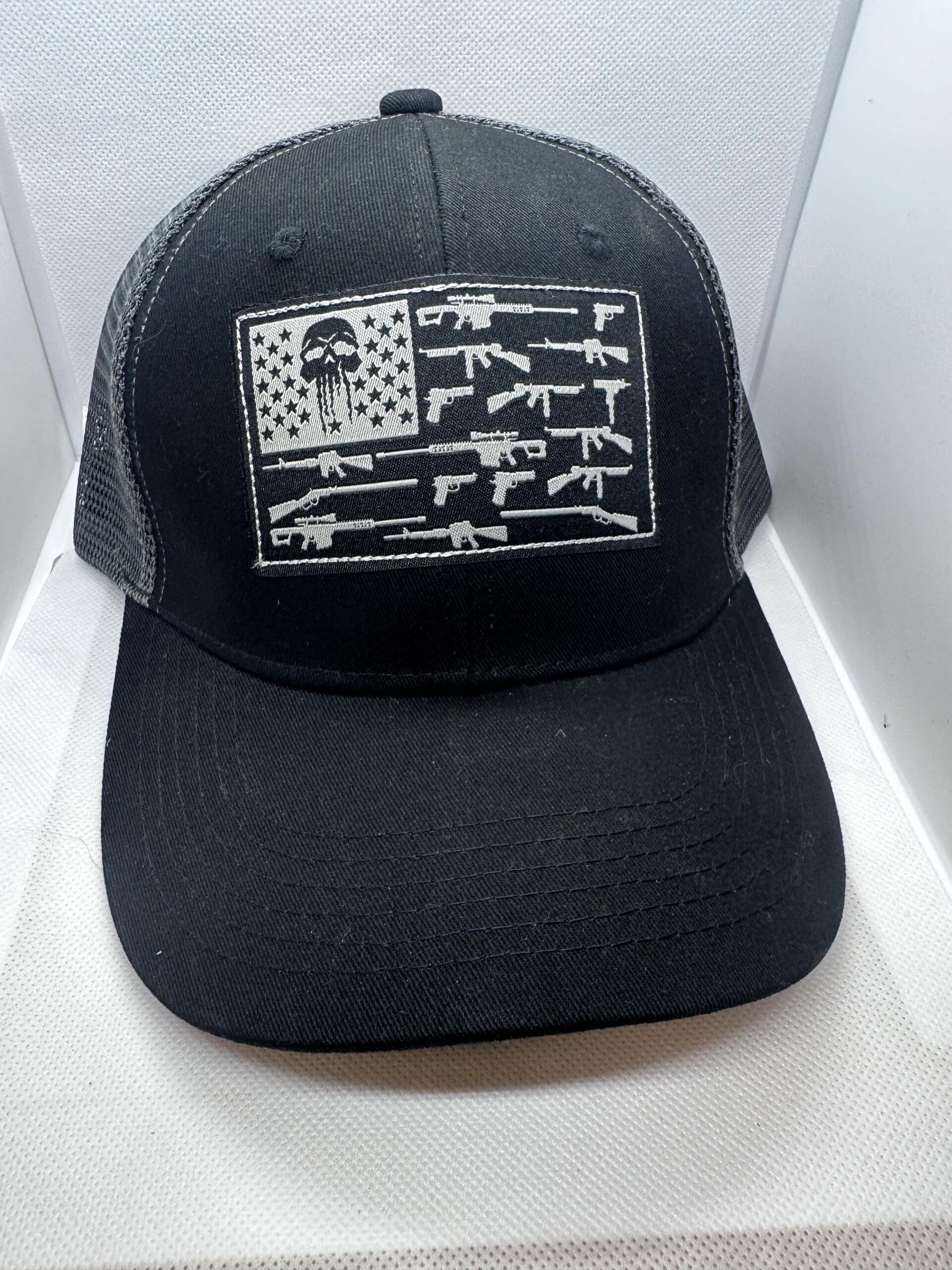 American flag/gun hat