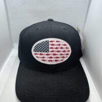 American flag fishing hat