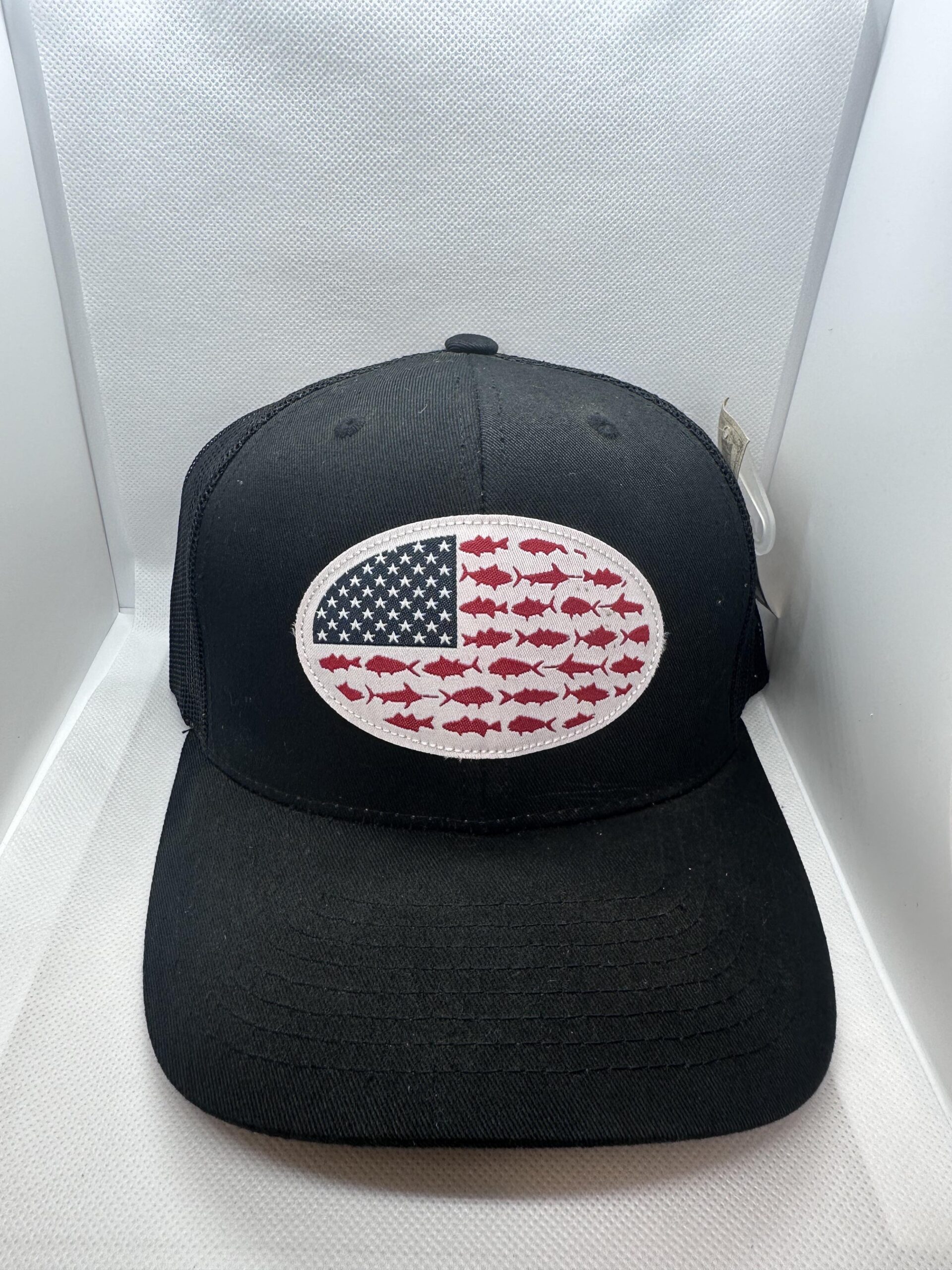 American flag fishing hat