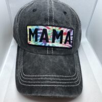 black MAMA hat