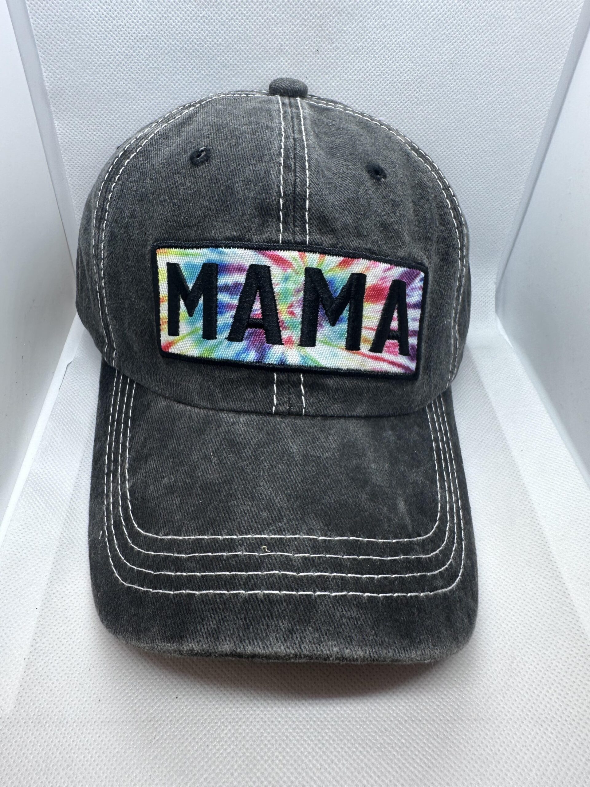 black MAMA hat