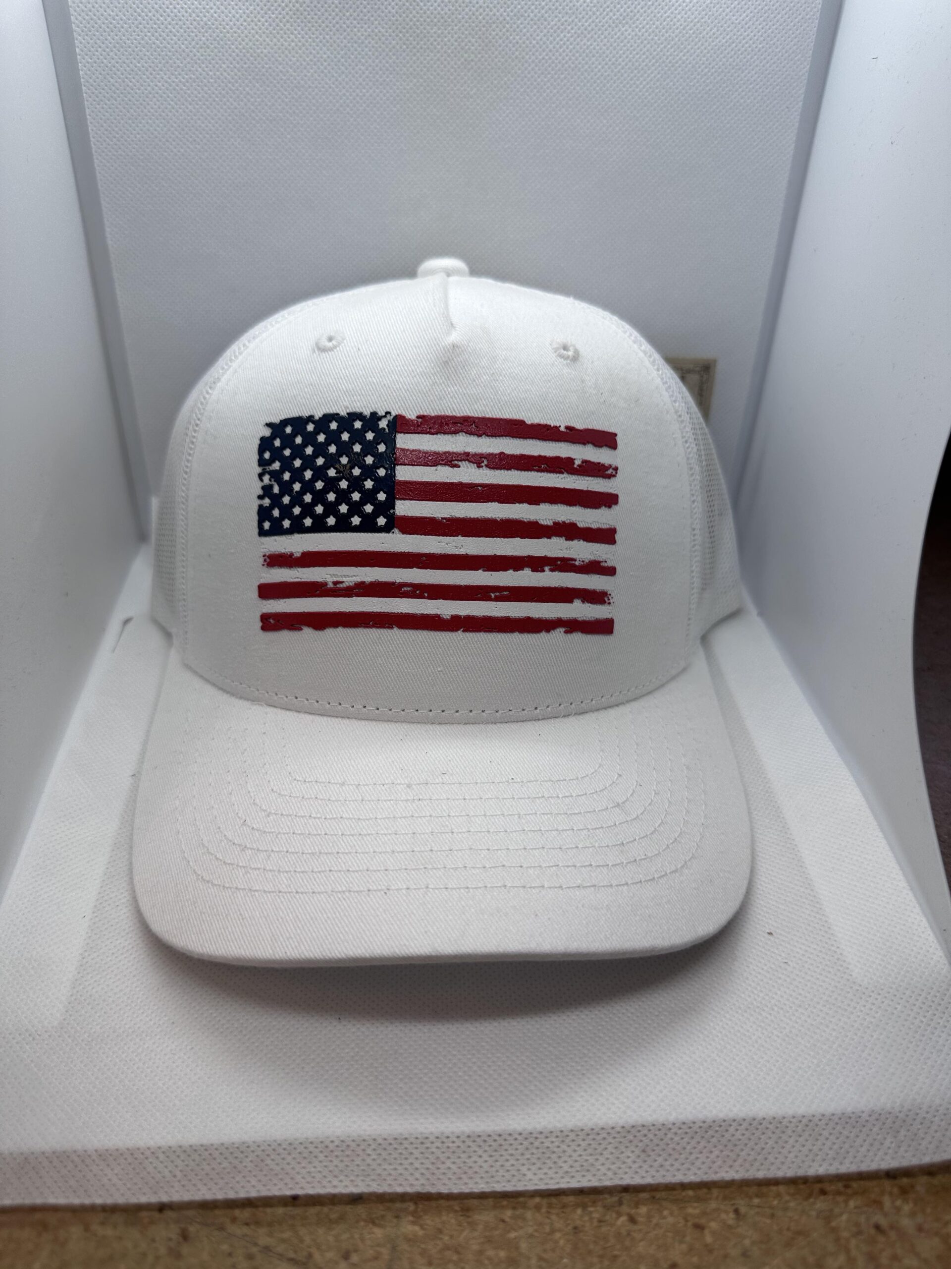 white American Flag Hat